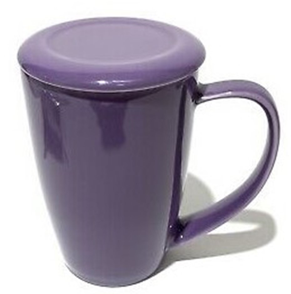 Tall Tea Mug - Purple - Craftiques Mall - San Antonio Vintage Collectibles  and Crafts Includes Stainless Steel Infuser